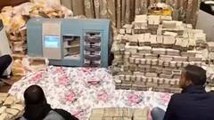 IT Raid at Attar Businessman | Visuals of huge amount of recovered cash will shock you