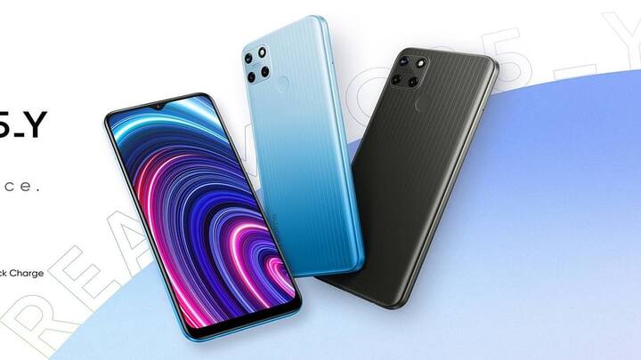 Realme C25Y: इस स्मार्टफोन को 10999 रुपये में खरीदा जा सकता है. इसमें 4 जीबी रैम और 64 जीबी इंटरनल स्टोरेज मिलती है. इस फोन में 6.5 इंच का एचडी प्लस डिस्प्ले दिया गया है. इसमें 50 मेगापिक्सल का प्राइमरी कैमरा है.