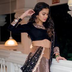 ப்ளாக் அண்ட் க்யூட்... அஞ்சனாவின் லேட்டஸ்ட் க்ளிக்ஸ்