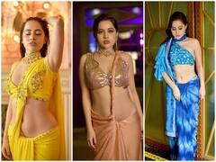 Urfi Javed Saree Look: सिर्फ वेस्टर्न आउटफिट में ही नहीं बल्कि साड़ी में भी उर्फी जावेद लगाती हैं ग्लैमर का तड़का