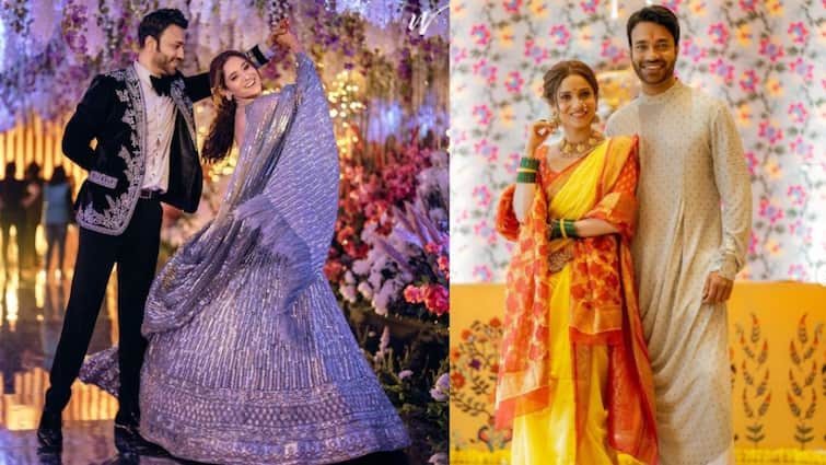 Ankita Lokhande’s Wedding Reception Look Has Striking Similarity With Anushka Sharma, know in details Ankita Lokhande’s Wedding Reception:  রিসেপশনের সাজে কি অনুষ্কা শর্মাকে নকল করলেন অঙ্কিতা?