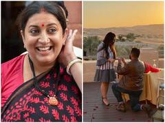 Smriti Irani की बेटी Shanel Irani ने की सगाई, केंद्रीय मंत्री ने तस्वीर शेयर करते हुए दामाद का किया स्वागत