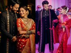 Ankita Lokhande Photos: बालों में गजरा, आंखों में कजरा सजाए अंकिता पति विक्की संग हुईं रोमांटिक