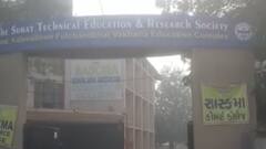 સુરત: કોલેજના પ્રોફેસરે ABVPનો ખેસ પહેરીને ભણાવતા NSUIનો વિરોધ, જુઓ ગુજરાતી ન્યુઝ