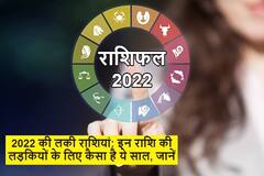 Horoscope 2022 : इन राशि वाली लड़कियों के लिए साल 2022 होने जा रहा है बेहद लकी