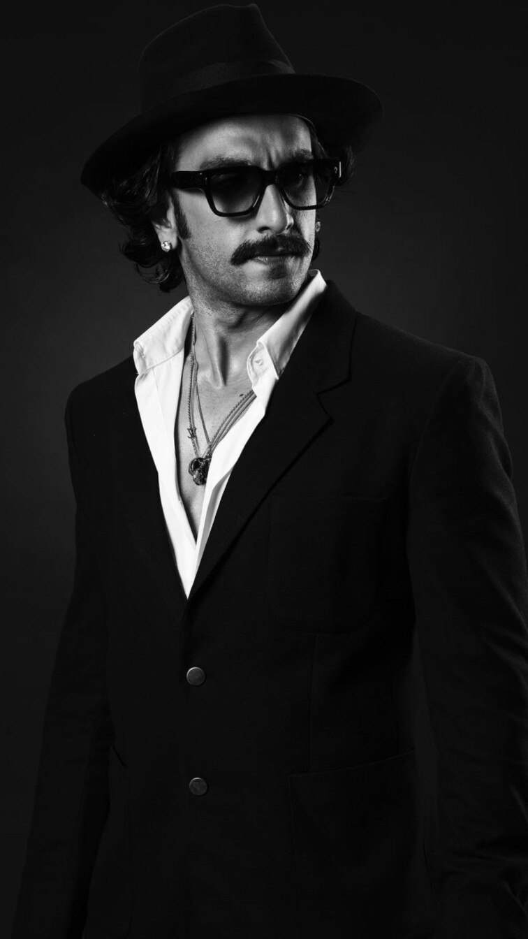 Ranveer Singh Shimmers In A Black Suit