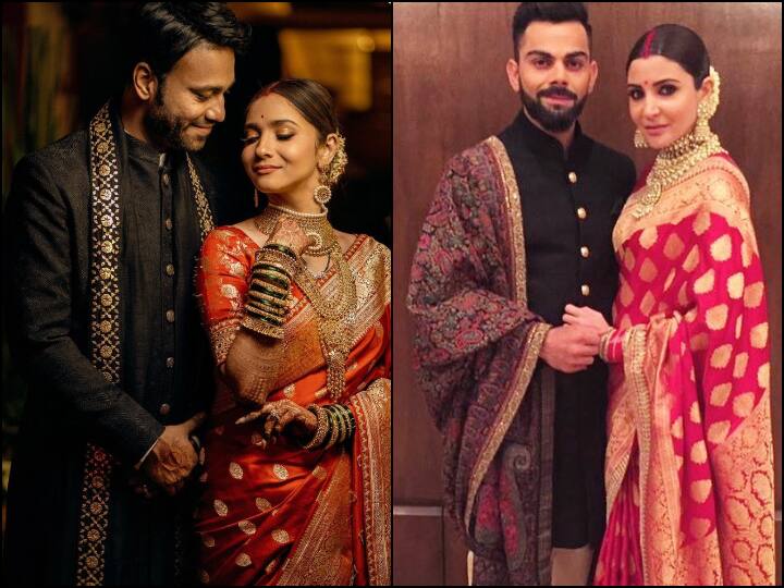 Ankita Lokhande’s Wedding Reception Look Has Striking Similarity With Anushka Sharma’s – See PICS Ankita Lokhande’s Wedding Reception Look Has Striking Similarity With Anushka Sharma’s – See PICS