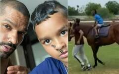 Shikhar Dhawan Video: धवन ने जोरवार के बर्थडे पर दी स्पेशल ट्रेनिंग, केक बनाने से लेकर घुड़सवारी तक शामिल