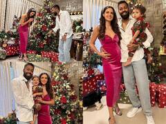 Hardik Natasa Christmas: हार्दिक नतासा की क्रिसमस सेलिब्रेश की तस्वीरों देख उठे दूसरी प्रेग्नेंसी के सवाल, देखें Inside Photos