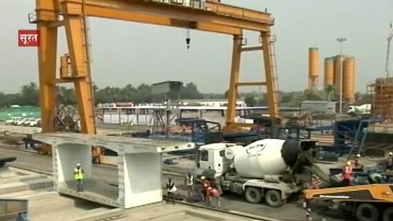Surat Bullet Train EXCLUSIVE: कसं सुरु आहे बुलेट ट्रेनचं काम? सूरतमध्ये ट्रेनचं कास्टिंग यार्ड ABP Majha