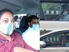 उपमुख्यमंत्री अजित पवारांच्या गाडीचं स्टेअरिंग महिला पोलिसाच्या हाती!