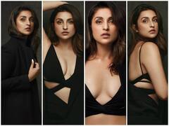 Parineeti Chopra Photos: परिणीति चोपड़ा ने ब्लैक ड्रेस में मचाया तहलका, तस्वीरें देख थम गईं लोगों की सांसे