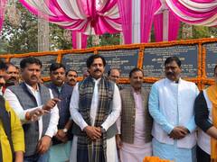 UP Election 2022: अरविंद मेनन और रवि किशन ने किया परियोजनाओं का शिलान्यास, यूपीए के घोटालों की सुनाई ए बी सी डी..