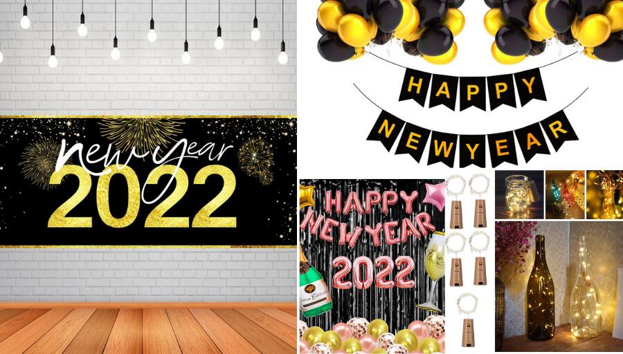 Amazon Offer On New Year Party Decoration New Year Party Pops Decoration idea for New Year Party Amazon Deal: न्यू ईयर की पार्टी के लिए सस्ते में सजायें घर, बैनर और फोटो बूथ खरीदें सिर्फ 300 रुपये में