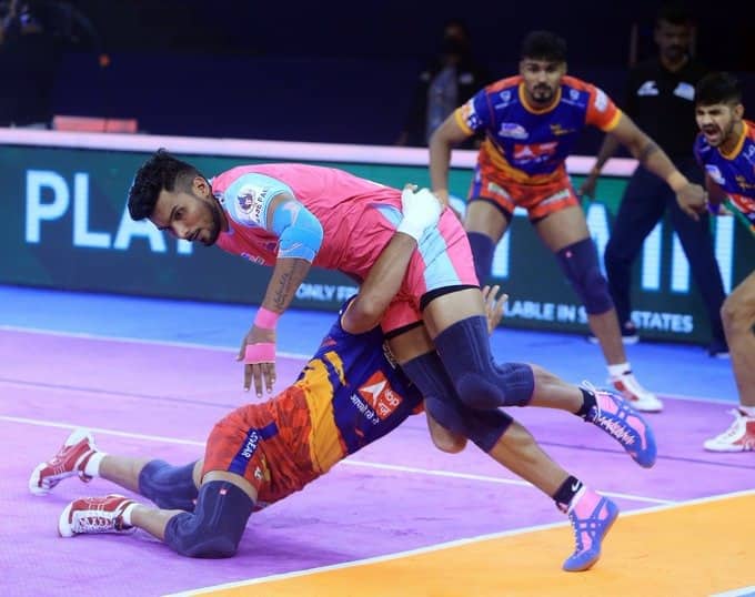 Arjun Deswal’s third consecutive Super-10 raid, Pink Panthers beat Pardeep’s UP Yoddha