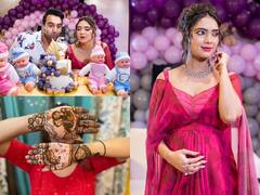 Pooja Banerjee Baby Shower: गोदभराई की रस्म में पूजा बनर्जी ने फ्लॉन्ट किया बेबी बंप, Inside Photos में दिखा जबरदस्त ग्लो