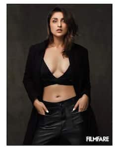 Parineeti Chopra Photos: પરિણીતી ચોપડાએ બ્લેક ડ્રેસમાં મચાવ્યો તહેલકો, તસવીરો જોઇને ફેન્સ પણ રહી ગયા દંગ...........