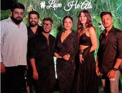 Shehnaaz Gill Photos: लंबे समय बाद ग्लैमरस अंदाज में नजर आईं शहनाज गिल, दोस्त की सगाई में बनीं महफिल की जान