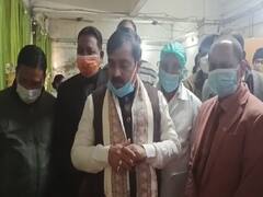 Muzaffarpur blast: घायलों का हाल जानने पहुंचे मंत्री जीवेश मिश्रा, पीड़ित परिजनों को दिया ये आश्वासन