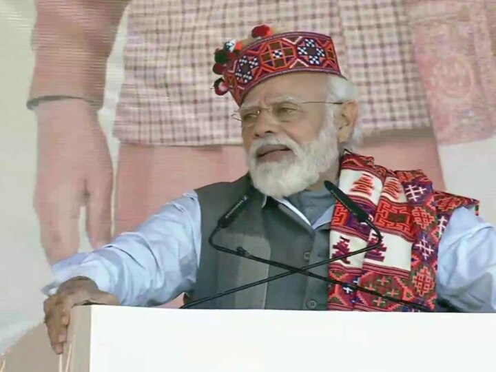 PM Narendra Modi Himachal Pradesh Mandi Congress BJP Jairam Thakur Rahul Gandhi | Himachal Pradesh को परियोजनाओं की सौगात, विपक्ष पर 'विलंब' का तंज, PM Modi के भाषण की बड़ी बातें