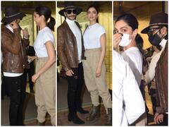 Fly High In Style: पत्नी Deepika के साथ एयरपोर्ट पर स्पॉट हुए Ranveer Singh, भीड़ में 'मस्तानी' को प्रोटेक्ट करते दिखे रणवीर