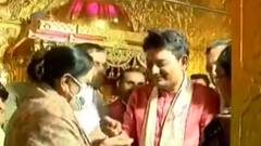 ભાજપ નેતા અલ્પેશ ઠાકોરે કરી પદયાત્રા, કોરોનાના નિયમોના ઉડ્યા ધજાગરા