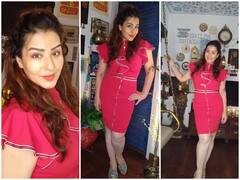 Shilpa Shinde Photos: रेड शॉर्ट ड्रेस पहन शिल्पा शिंदे ने लगाई इंटरनेट का आग, 44 की उम्र में भी लगीं एकदम युवा