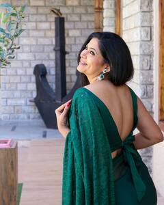 Shweta Shinde: हिरव्या साडीत श्वेताचं 'लेह'मधे खास फोटोशूट; पाहा फोटो