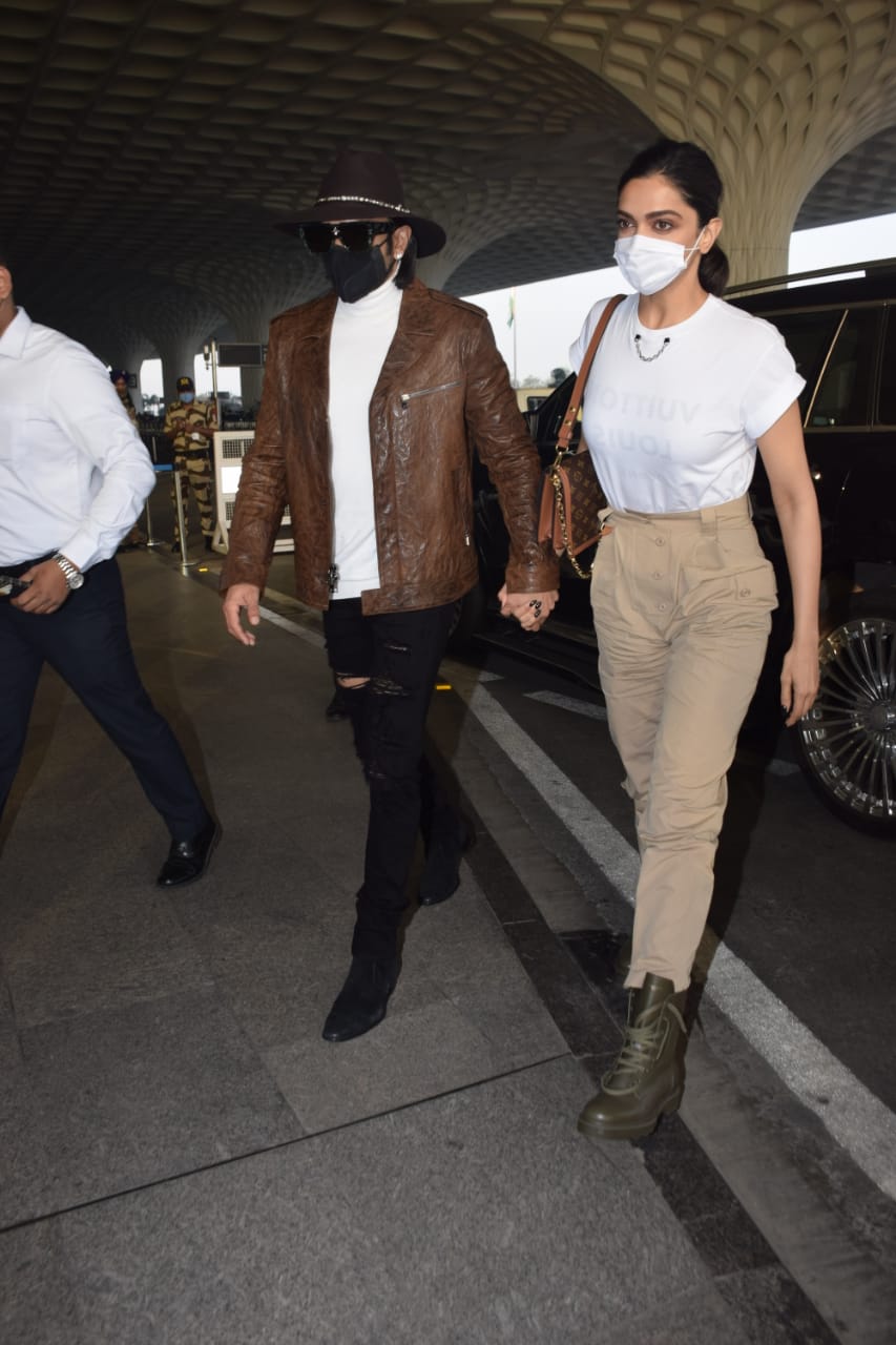 Deepika Padukone and Ranveer Singh's Stellar Airport Look Is Goals!