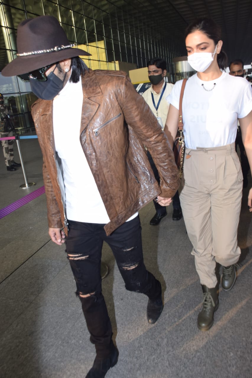 Deepika Padukone and Ranveer Singh's Stellar Airport Look Is Goals!