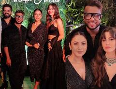 Shehnaaz Gill Photos: लंबे समय बाद ग्लैमरस अंदाज में नजर आईं शहनाज गिल, दोस्त की सगाई में बनीं महफिल की जान