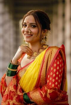 Ankita Lokhande : खुबी माझ्यात एवढी नाही की... अंकिताचा पारंपारिक लूक; कॅप्शननं वेधलं लक्ष