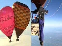 Trending News: वर्ल्ड रिकॉर्ड बनाने का छाया ऐसा जुनून, 6000 फीट की ऊंचाई पर दो गुब्बारों के बीच रस्सी पर चला शख्स