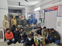 गाजियाबाद में अवैध हुक्का बार का पुलिस ने किया भंडाफोड़, रेस्टोरेंट के कर्मचारियों समेत 13 लोग गिरफ्तार