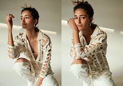 Ananya Pandey Latest Photos: व्हाइट बूट और शॉर्ट्स के साथ अनन्या ने पहनी जालीदार जैकेट, स्टाइल देख हैरान हुए फैंस