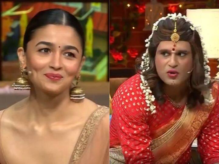 the kapil sharma show krushna abhishek teases alia bhatt on ranbir kapoor The Kapil Sharma Show : 'द कपिल शर्मा शो' मध्ये कृष्णाने विचारला 'हा'  प्रश्न; आलियाच्या रिअ‍ॅक्शनने वेधले लक्ष