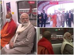 IN PICS: PM Modi Inaugurates 'State Of The Art' Kanpur Metro, Takes Ride With CM Yogi