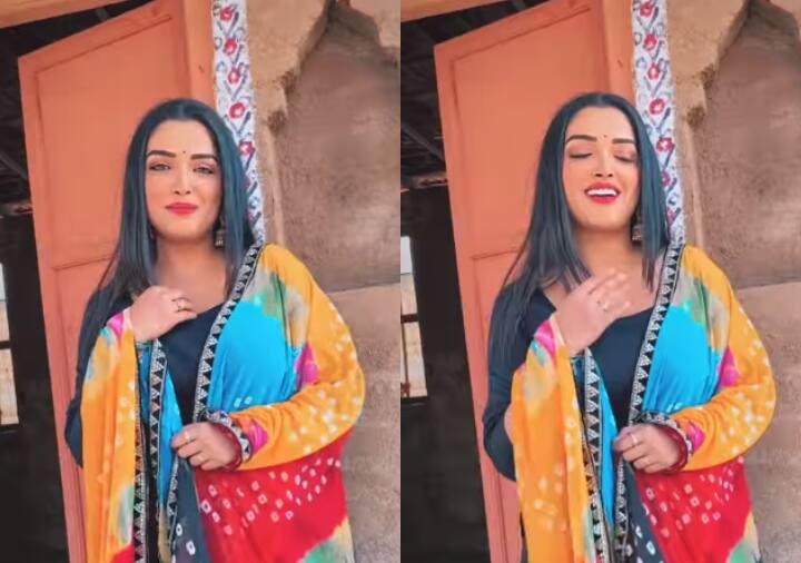 bhojpuri Actress aamrapali dubey shares romantic video reel on dil chahta song Bhojpuri Cinema: भोजपुरी एक्ट्रेस Aamrapali Dubey पर छाया इश्क का खुमार, शर्माते हुए दिखाई दिल धड़काने वाली अदायें