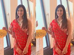 Shweta Tiwari Ruffle Saree: आपको भाया श्वेता तिवारी का ये अंदाज? अच्छी खासी जेब ढीली कर देगी इस साड़ी की कीमत!