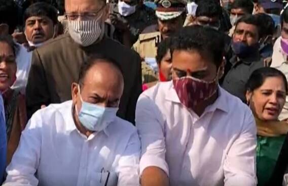 Minister KTR: మిథాని- ఒవైసీ హాస్పటల్ మధ్య ఫ్లైఓవర్ ప్రారంభం