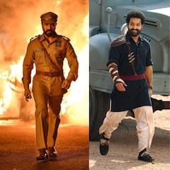 RRR: 'ఆర్ఆర్ఆర్' లేటెస్ట్ స్టిల్స్.. ఎన్టీఆర్, చరణ్ ల టెరిఫిక్ గెటప్స్.. 