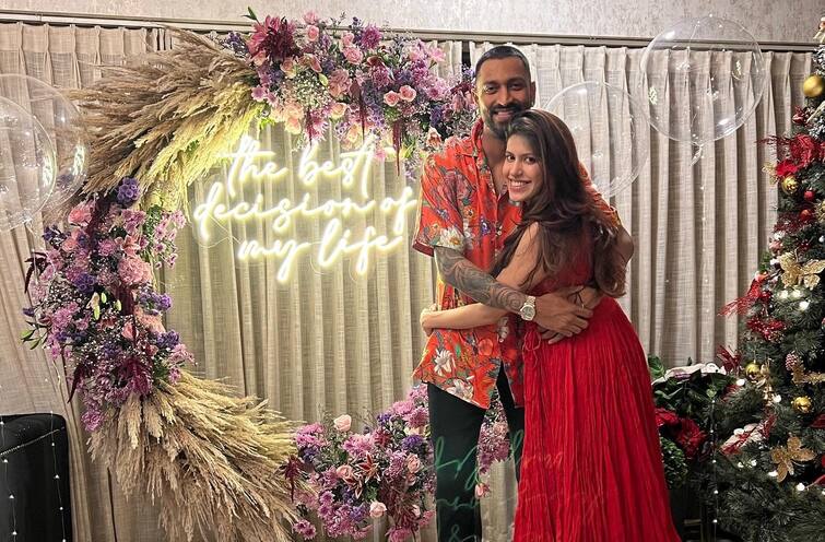 Krunal Pandya’s marriage anniversary was made special, see photos
