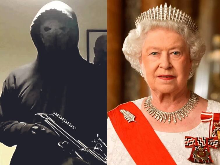 Shocking video shows crossbow-wielding man threatening to 'assassinate the Queen' Threats to kill Queen Elizabeth: ਜੱਲ੍ਹਿਆਂਵਾਲਾ ਕਾਂਡ ਦਾ ਬਦਲਾ ਲੈਣ ਲਈ ਮਹਾਰਾਣੀ ਐਲਿਜ਼ਾਬੈੱਥ ਨੂੰ ਜਾਨੋਂ ਮਾਰਨ ਦੀ ਧਮਕੀ