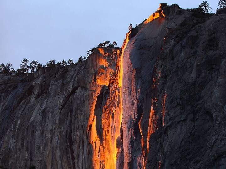 California: Yosemite National Park's Fire fall event  in next February and its special features Watch FireFall Video | என்னது நெருப்பில் நீர்வீழ்ச்சியா? இது எங்க, எப்படி வரும்னு தெரியுமா?