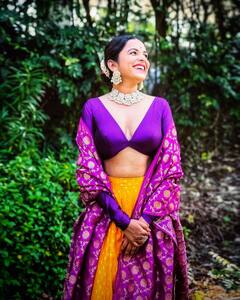 Mitali Mayekar: मितालीच्या ट्रेडिशनल लूकवर चाहते फिदा!