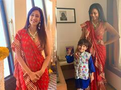 Shweta Tiwari Ruffle Saree: आपको भाया श्वेता तिवारी का ये अंदाज? अच्छी खासी जेब ढीली कर देगी इस साड़ी की कीमत!