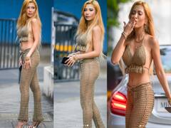 सड़क पर ऐसी ड्रेस पहन निकल पड़ी Ramanand Sagar की परपोती Sakshi Chopra, देखने वालों के उड़ गए होश!