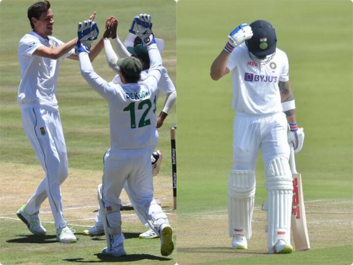 marco jansen out virat kohli ajinkya rahane 4 wickets centurion test india vs south africa Centurion Test: साउथ अफ्रीका के छोटे पैकेट का बड़ा धमाका, कोहली-रहाणे-मयंक समेत झटके 4 विकेट