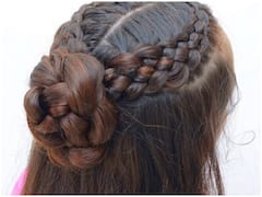 Fashion Tips: Frizzy Hair से ना हों परेशान, झटपट से बनाएं ये आसान से Hairstyle