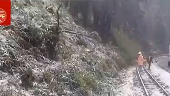 Darjeeling Snow: টাইগার হিলে তুষারপাত, বরফে ঢাকল রাস্তা| Bangla News